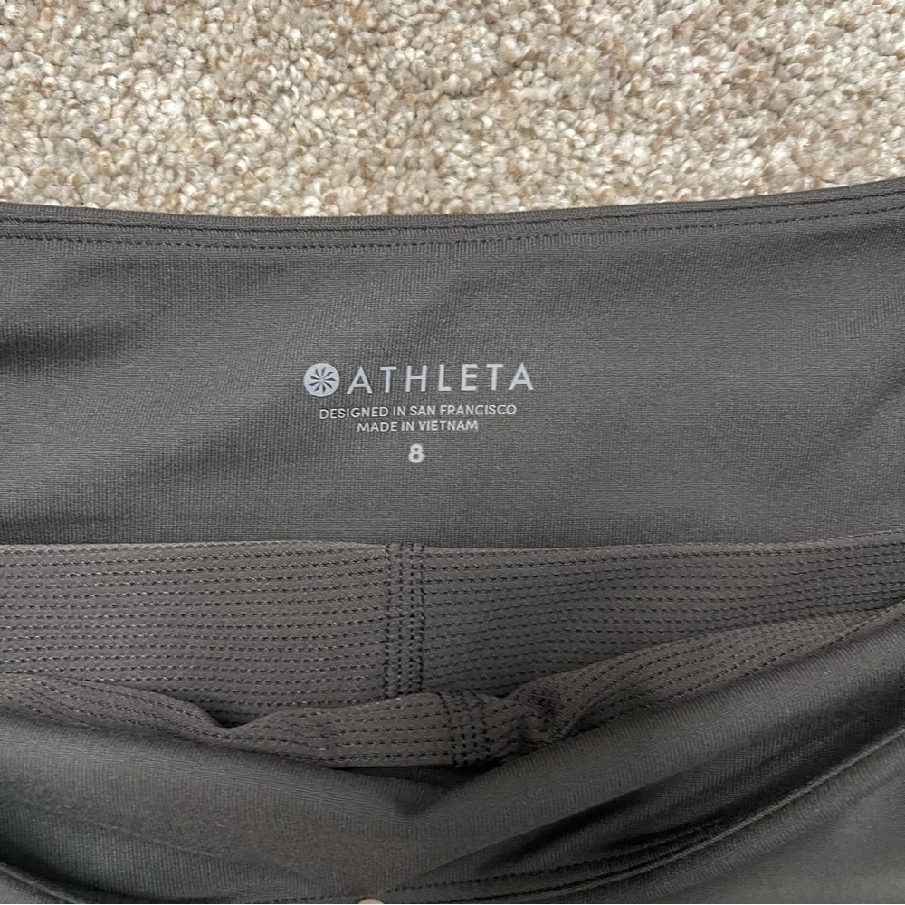 Athleta Charcoal Athletic Tennis Golf Skort - Picture 3 of 8